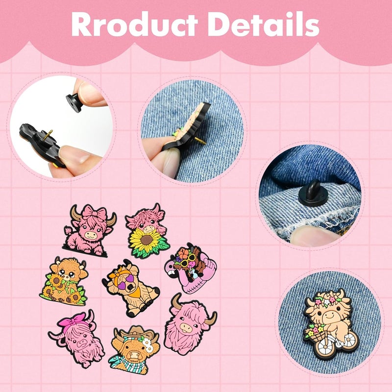 Ibuclein Pins for Backpacks DIY kawaii Lapel Pins Badges Bulk Cute Brooch Pin Funny Button Pin for Girl Bags Cloths Decor Accessories gifts - Image 5